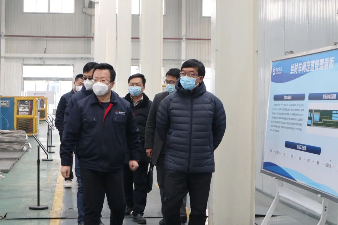 黨委書記、院長張平祥院士到賽特公司慰問干部職工